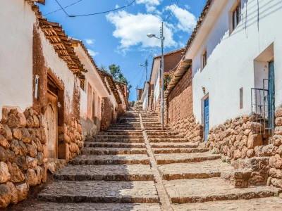 Steile straatjes in Cusco