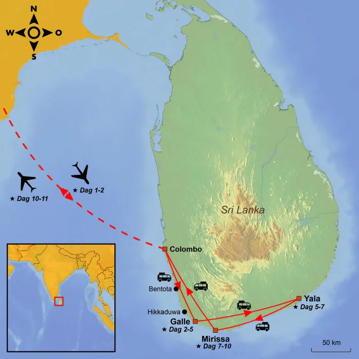 Routekaart bekijken