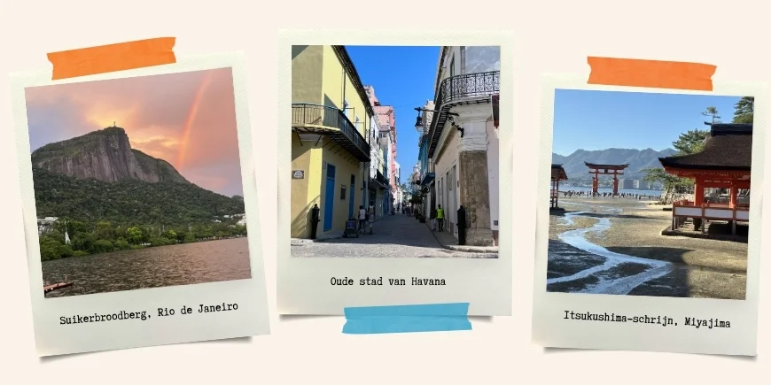 De favoriete plekken van drie vrouwen: Rio de Janeiro, Havana, Miyajima Island