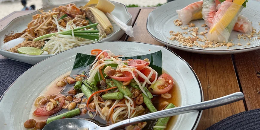 Drie prachtige Thaise gerechten